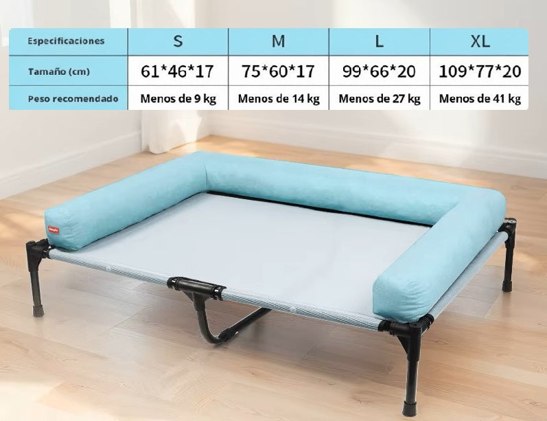 Cama Elevada Transpirable Pacman - Descanso profundo y Fresco